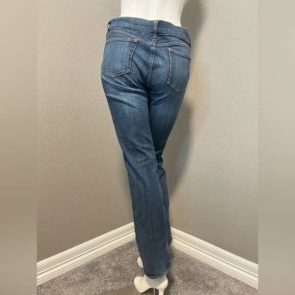 J. CREW Women’s Stretch Essential Straight Jeans in Deep Blue Size 27R - Picture 5 of 14